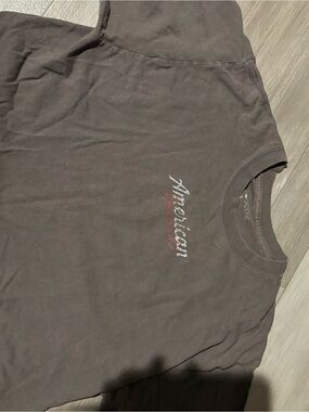 Scene Weaver Long Sleeve Crewneck Tee in Grey with Logo